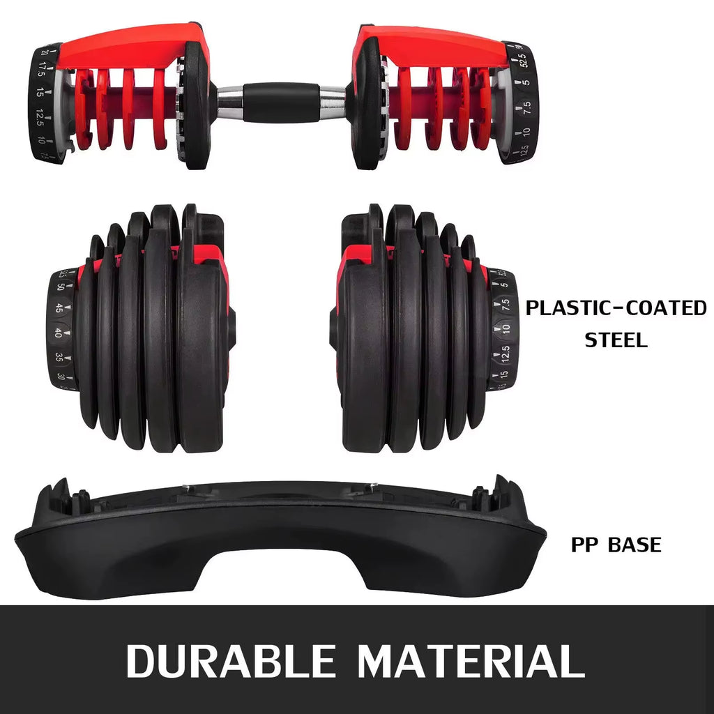 SIHAO Adjustable Dumbbell 24/40 KG 52.5/90 LBS Fitness Equipment Training Arm Muscles Dumbbell Free Shipping Adjustable Bumbbell