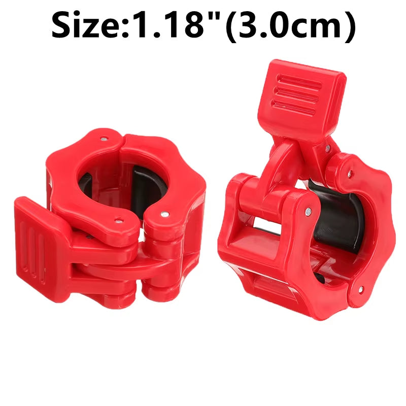 Pair of Locking 25Mm Diameter Standard Bar Dumbbell Barbell Collars Lock Clips Clamp Weight Lifting Gym Fitness Bodybuilding