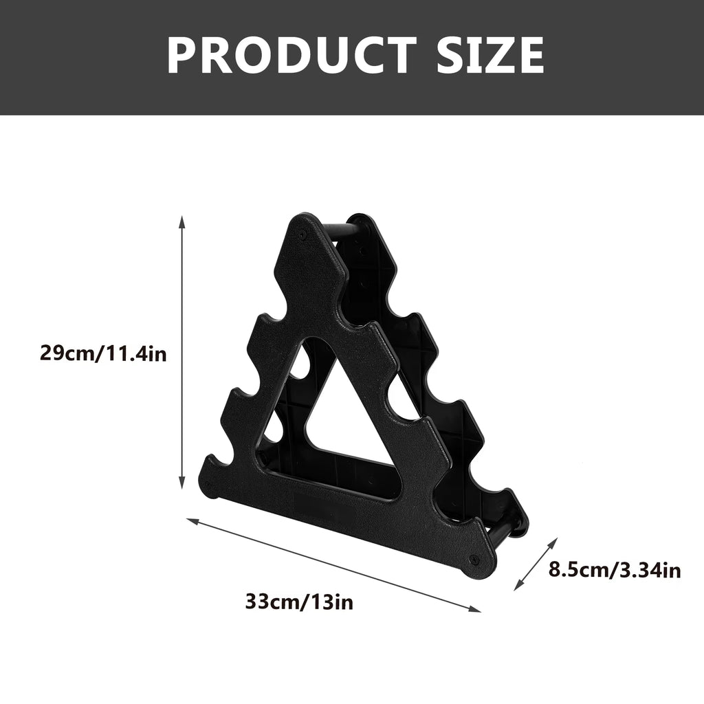 Dumbbell Rack Holder 3 Tier Compact Dumbbell Holder Home Adjustable Stand Gym Exercise Weight Rack Weight Lifting Storage