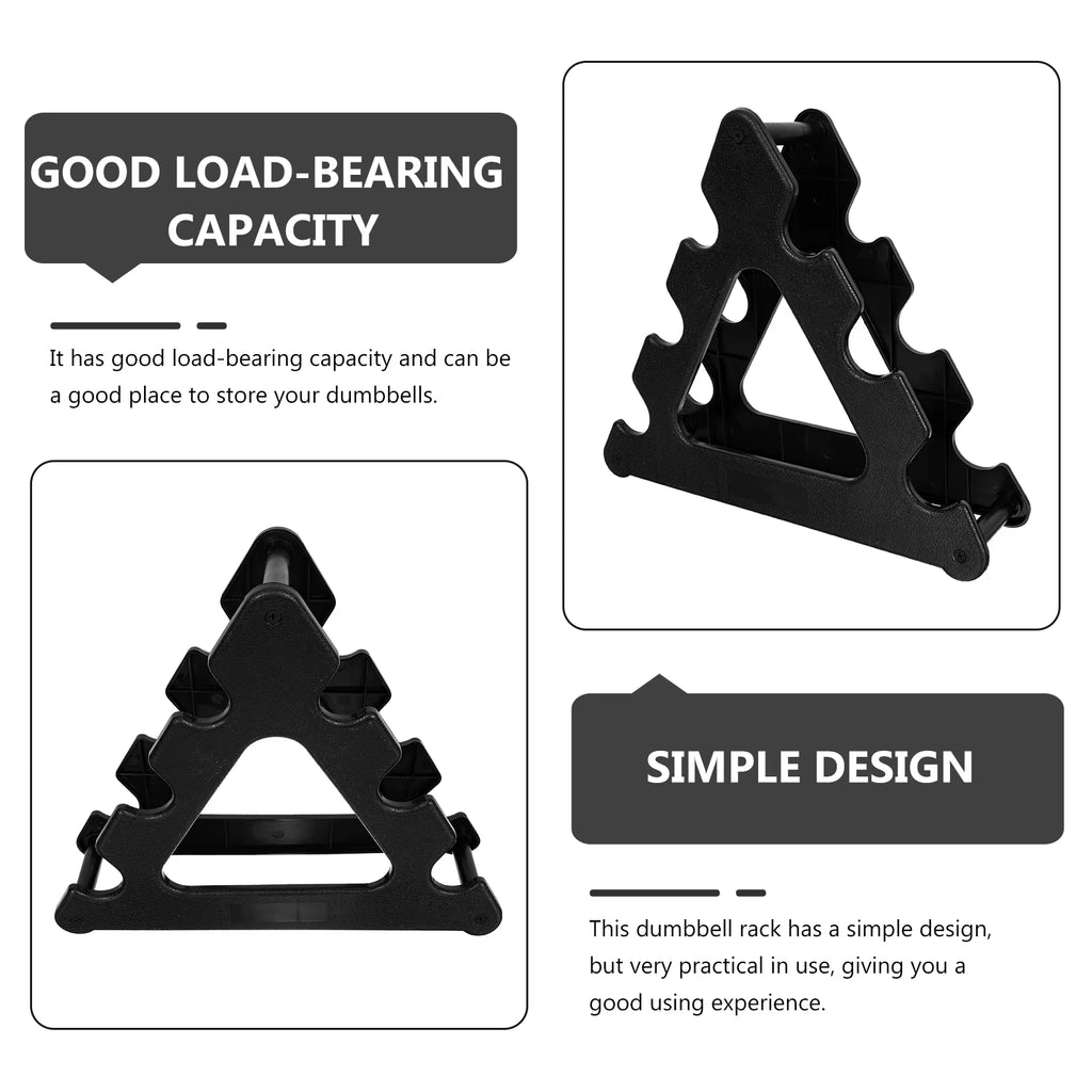 Dumbbell Rack Holder 3 Tier Compact Dumbbell Holder Home Adjustable Stand Gym Exercise Weight Rack Weight Lifting Storage