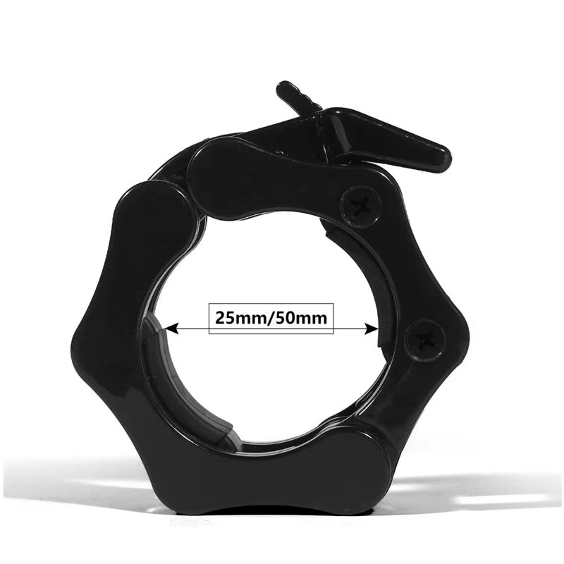 Pair of Locking 25Mm Diameter Standard Bar Dumbbell Barbell Collars Lock Clips Clamp Weight Lifting Gym Fitness Bodybuilding